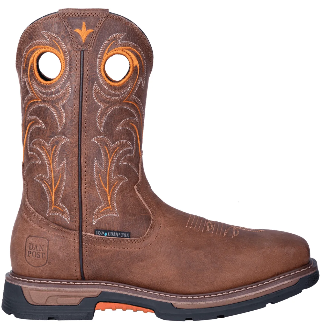 Dan Post Men's Storms Eye Waterproof Comp Toe Work Cowboy Boots DP59414