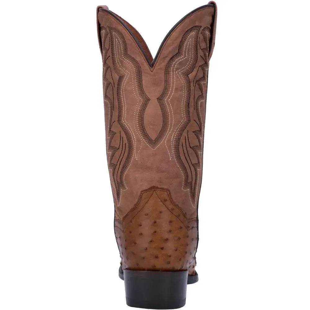 Dan Post Tempe - Mens Ostrich Leather Cowboy Boots