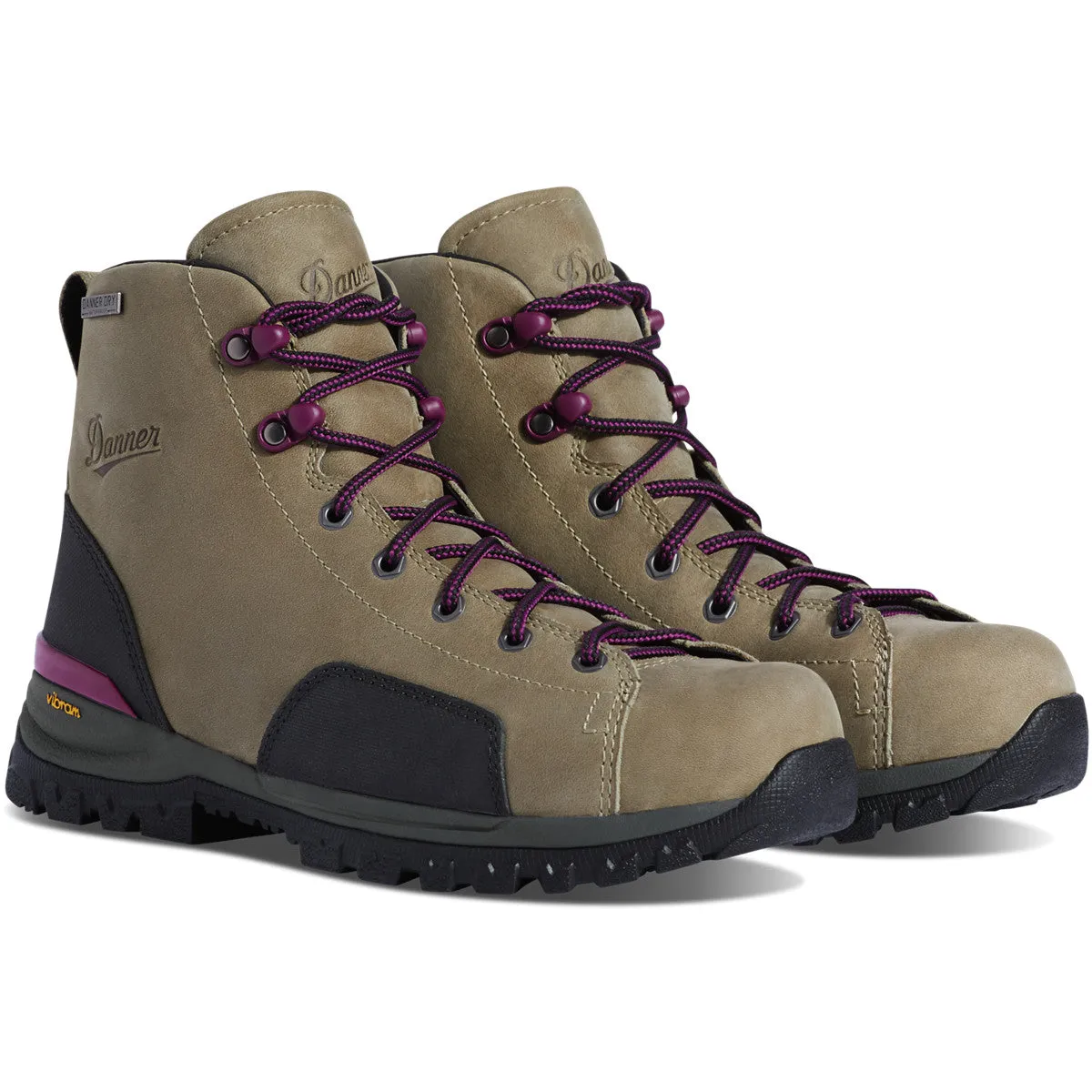 Danner Women's Stronghold 5" WP Comp Toe Work Boot - Gray - 16717