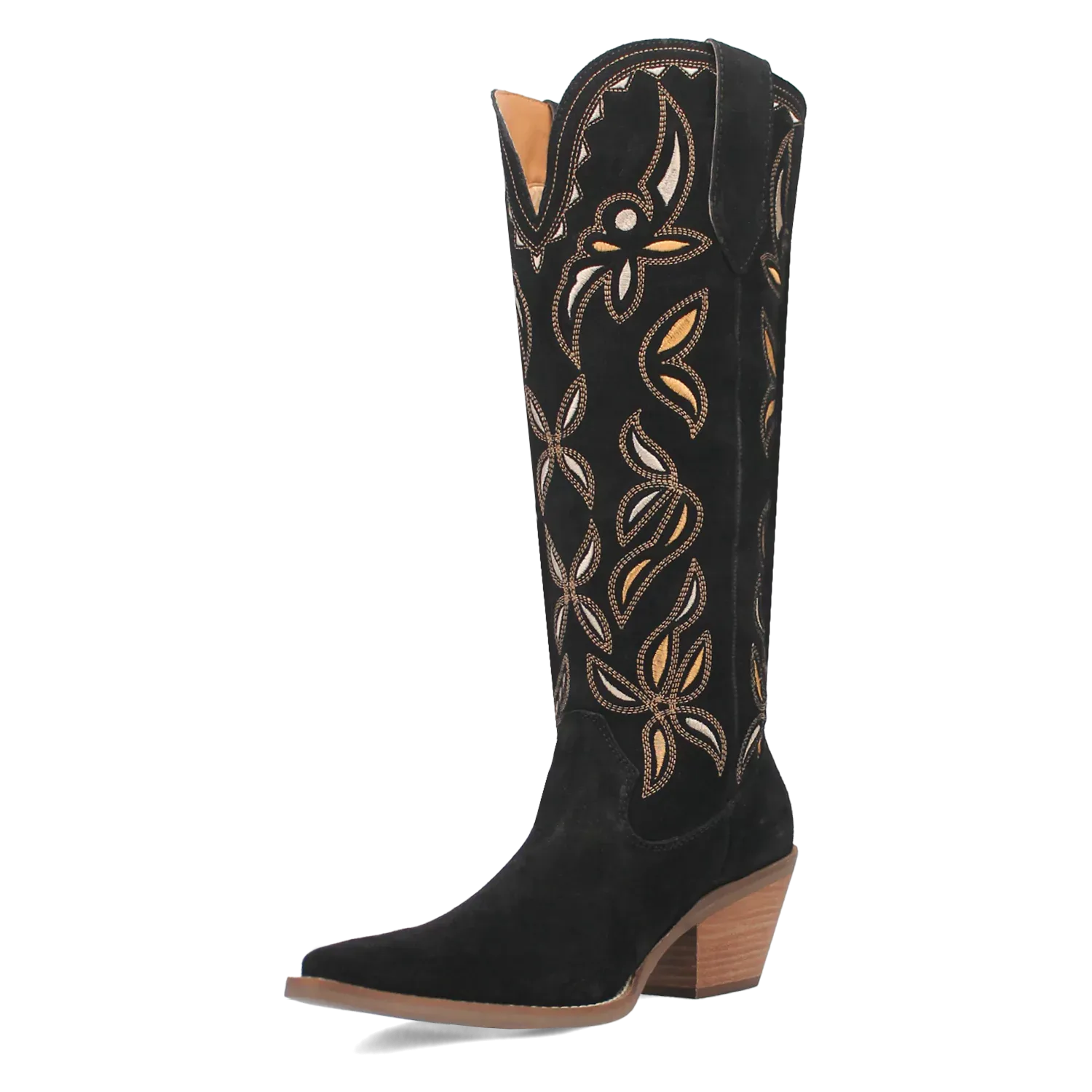 Dingo Bandelera  - Women's Suede Leather Cowgirl Boots