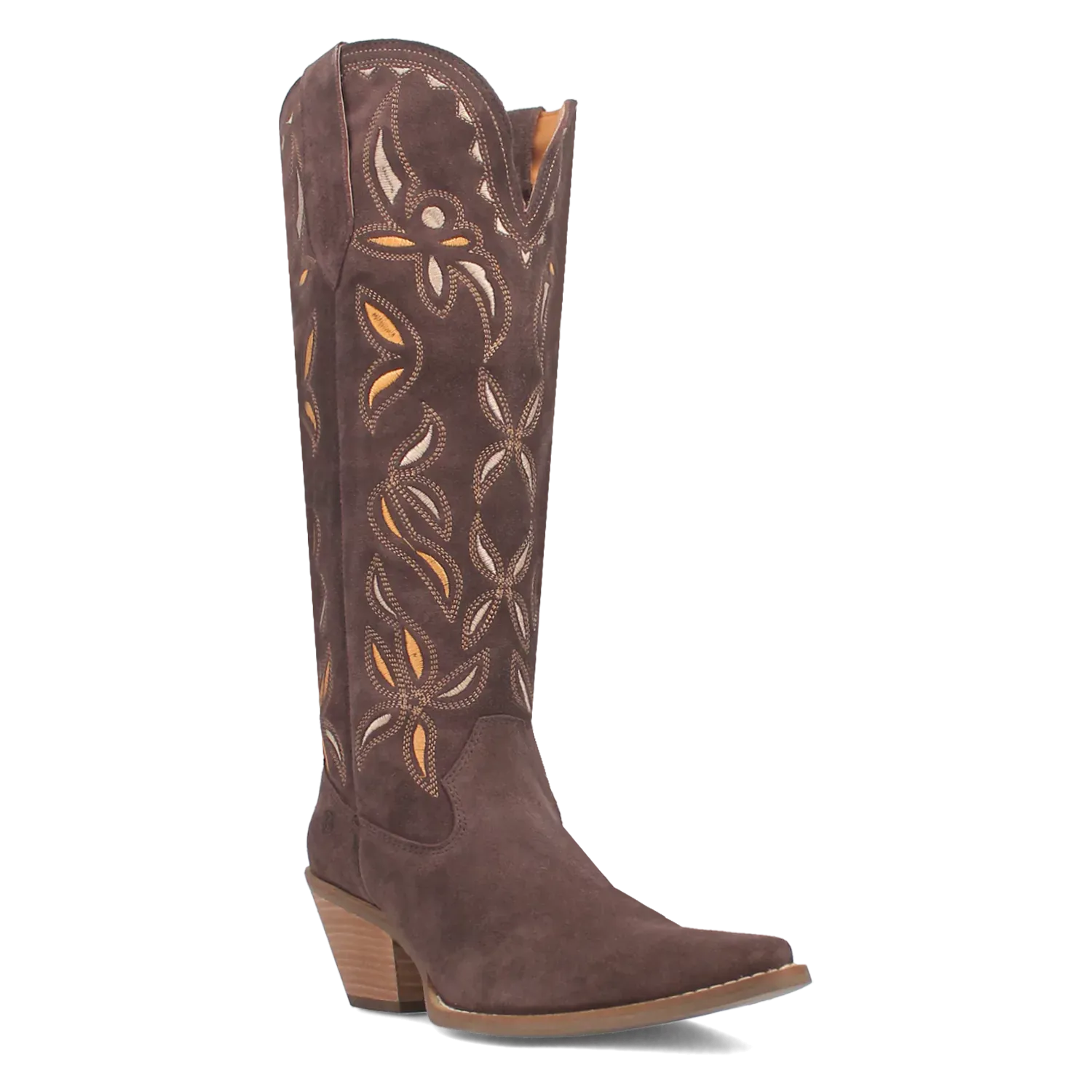 Dingo Bandelera  - Women's Suede Leather Cowgirl Boots