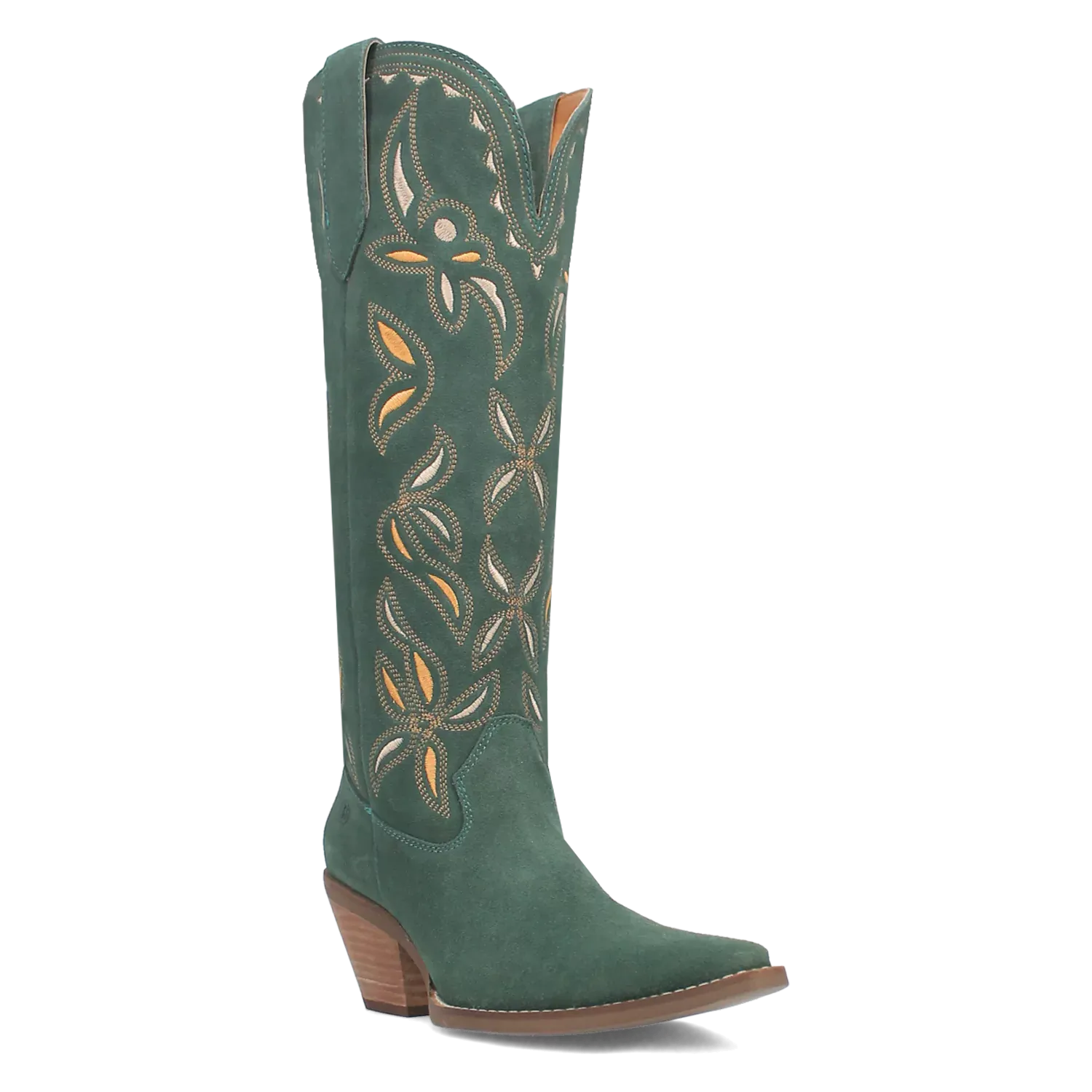 Dingo Bandelera  - Women's Suede Leather Cowgirl Boots