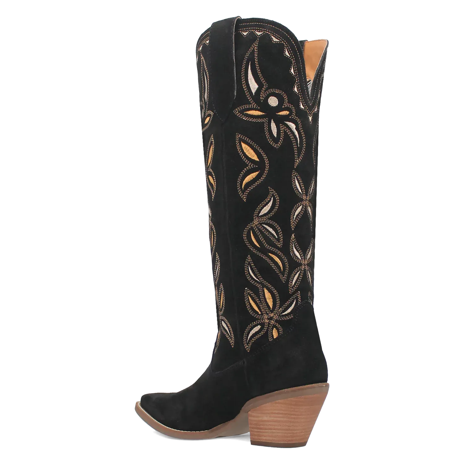 Dingo Bandelera  - Women's Suede Leather Cowgirl Boots