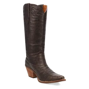 Dingo Womens Ozzie Brown Leather Cowboy Boots