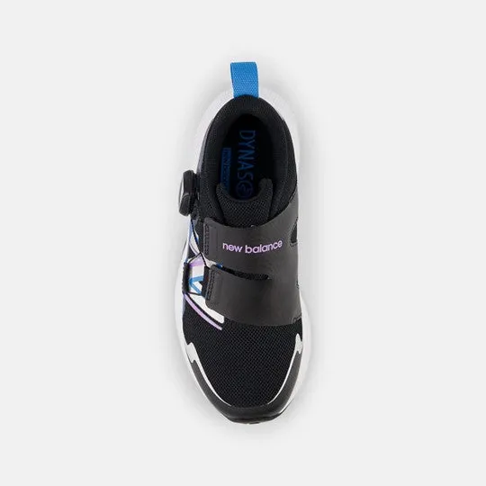 DynaSoft Reveal v4 Kid's BOA® Trainer - Black with Purple Fade and Spice Blue