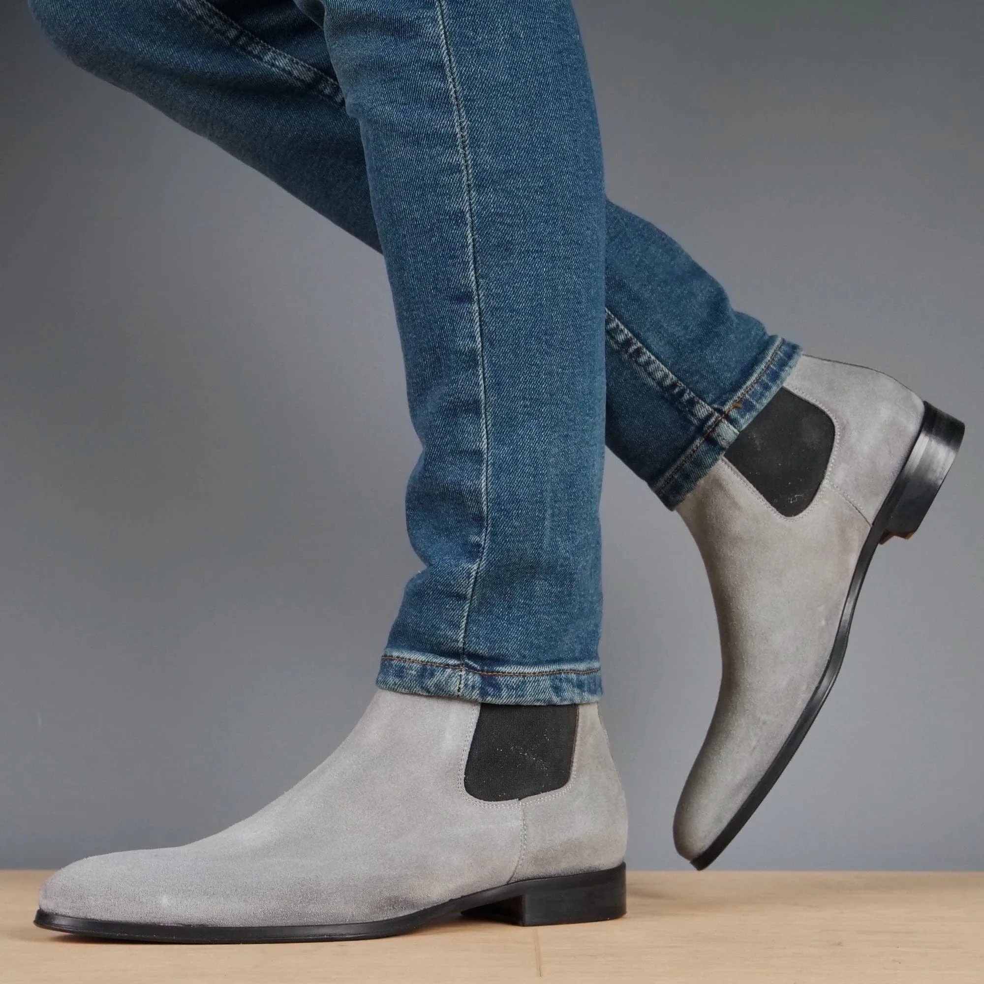 Eastwood Chelsea Boot Grey Suede