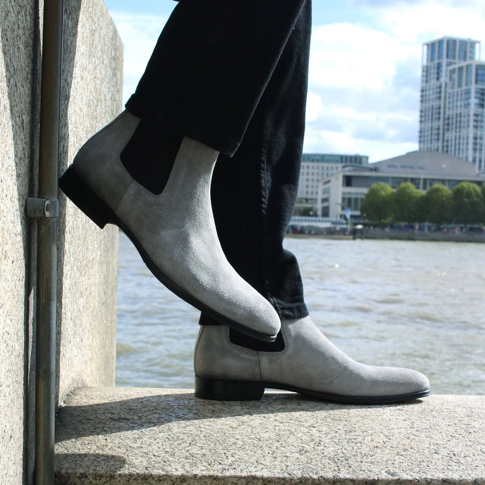 Eastwood Chelsea Boot Grey Suede