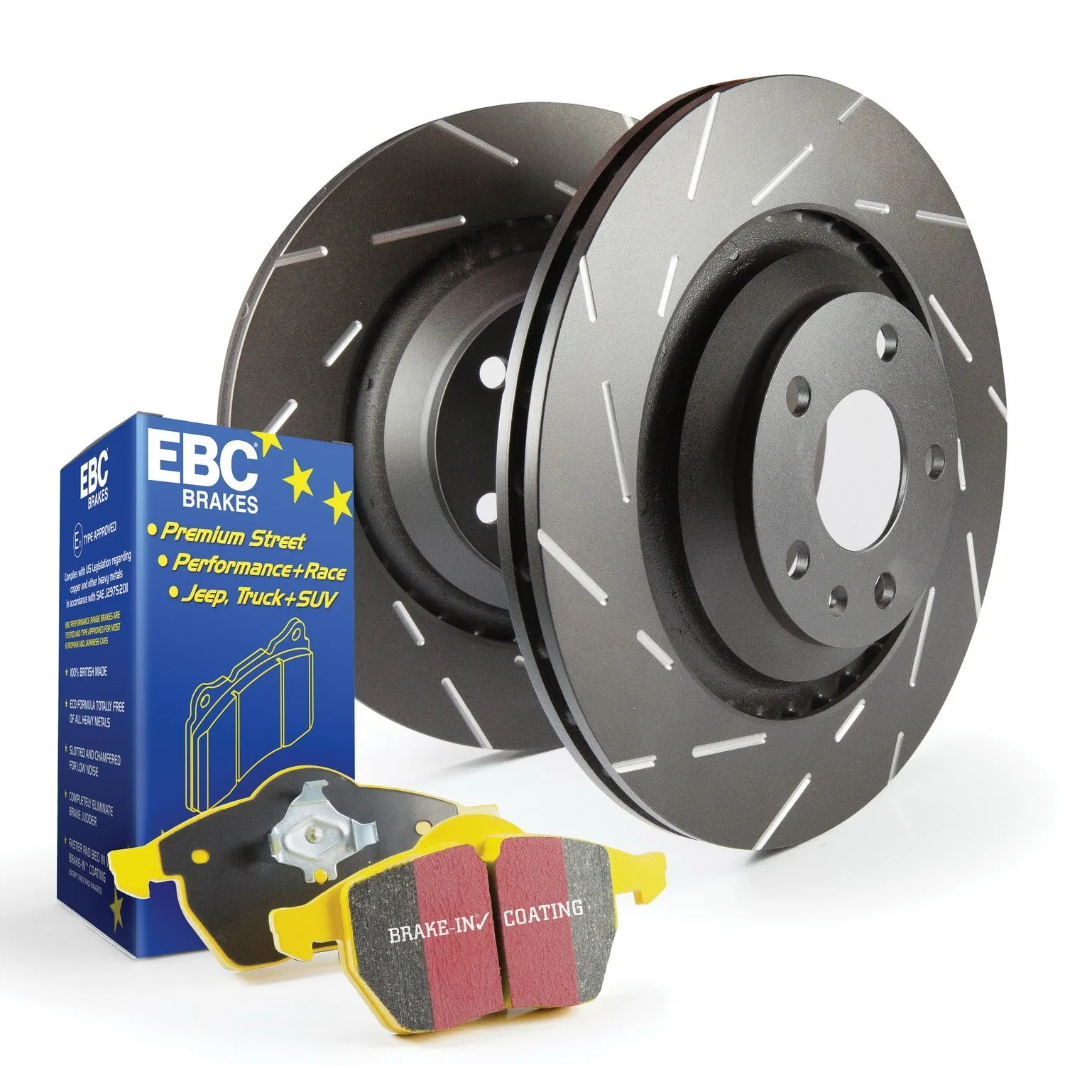 EBC Brakes S9KF1052 S9 Kits Yellowstuff and USR Rotors