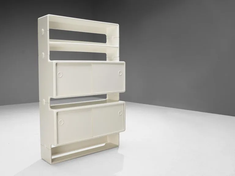 Ernest H. Igl for Wilhelm Werndl Cabinet in White Polyurethane