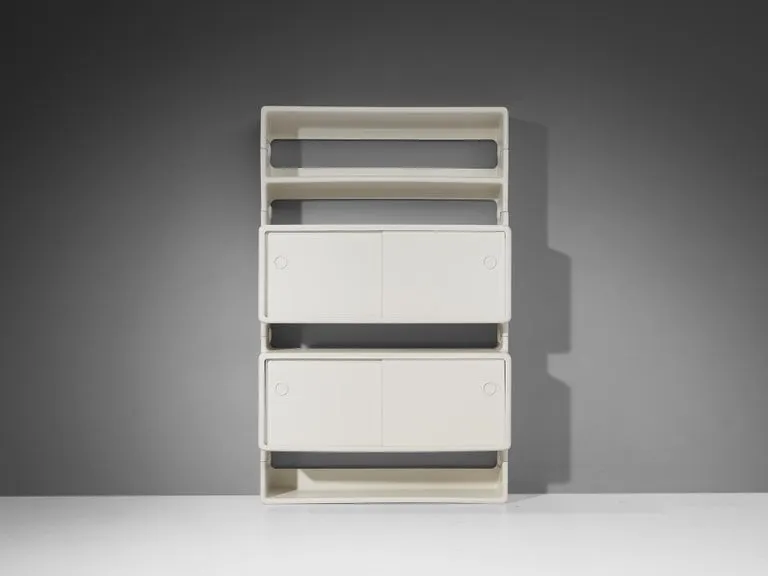 Ernest H. Igl for Wilhelm Werndl Cabinet in White Polyurethane