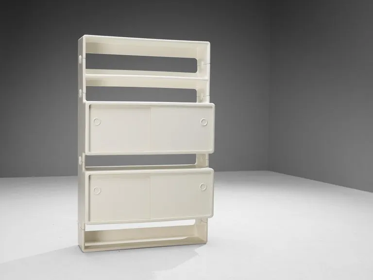 Ernest H. Igl for Wilhelm Werndl Cabinet in White Polyurethane