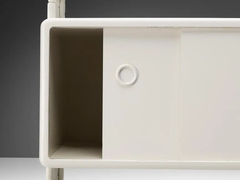 Ernest H. Igl for Wilhelm Werndl Cabinet in White Polyurethane