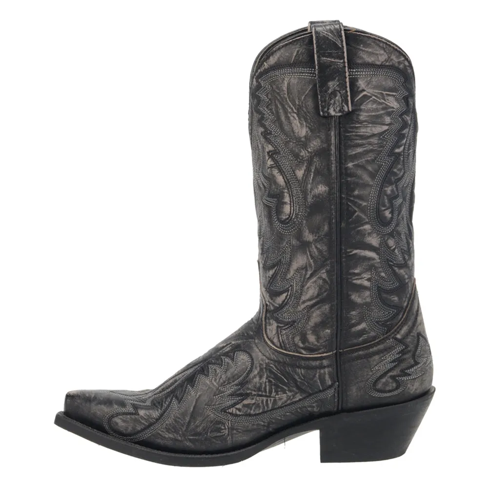 Garrett Distressed Snip Toe Cowboy Boots