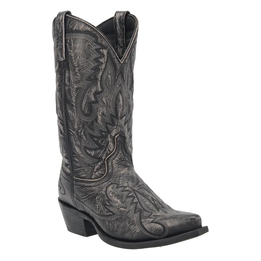 Garrett Distressed Snip Toe Cowboy Boots