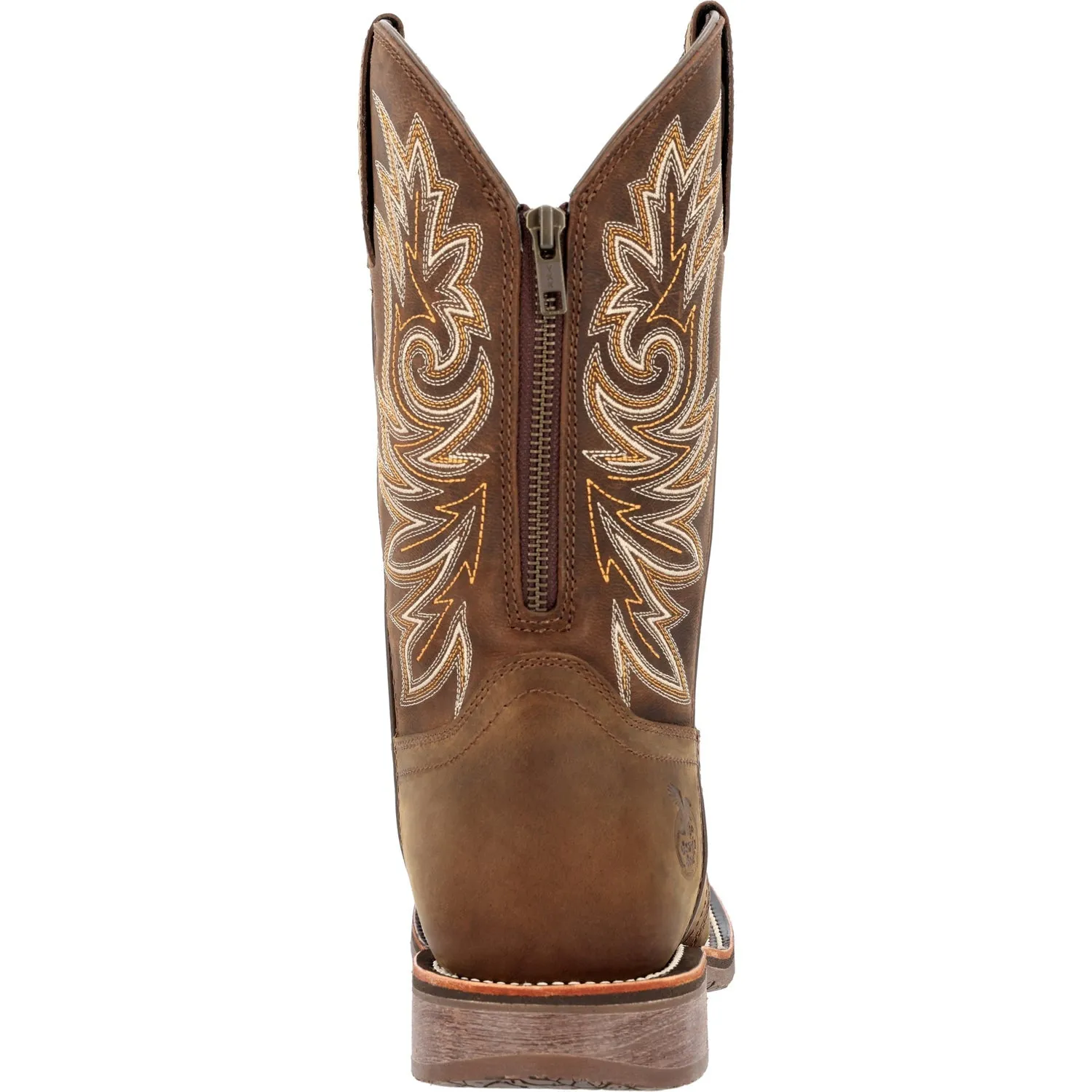 Georgia Mens Carbo-Tec Elite WP Brown Leather Cowboy Boots