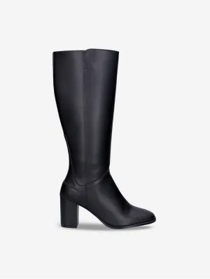 Greta Women's Vegan Apple Leather Calf Boots | Black