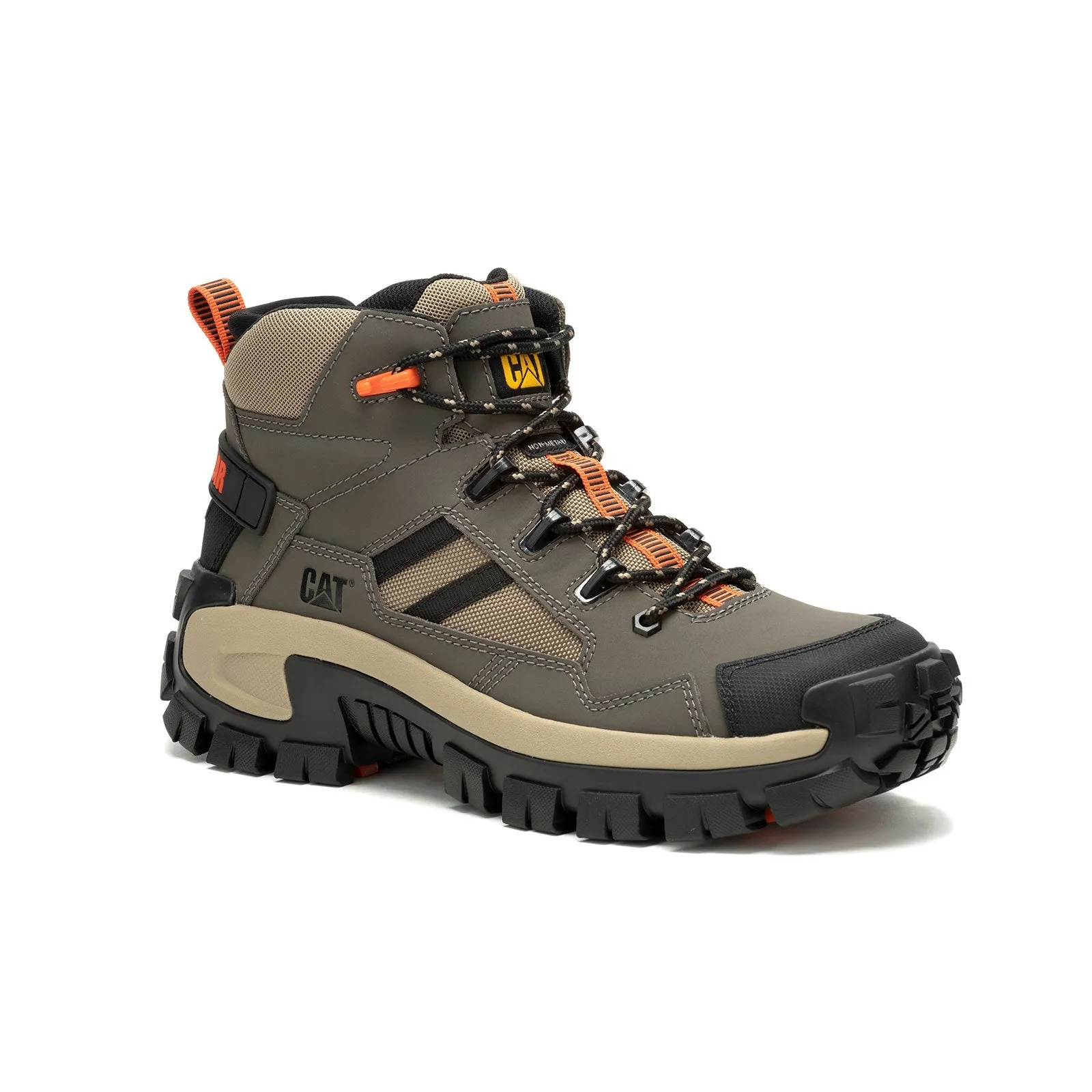 Invader Mid Vent Composite-Toe Work Boot Tan/Green