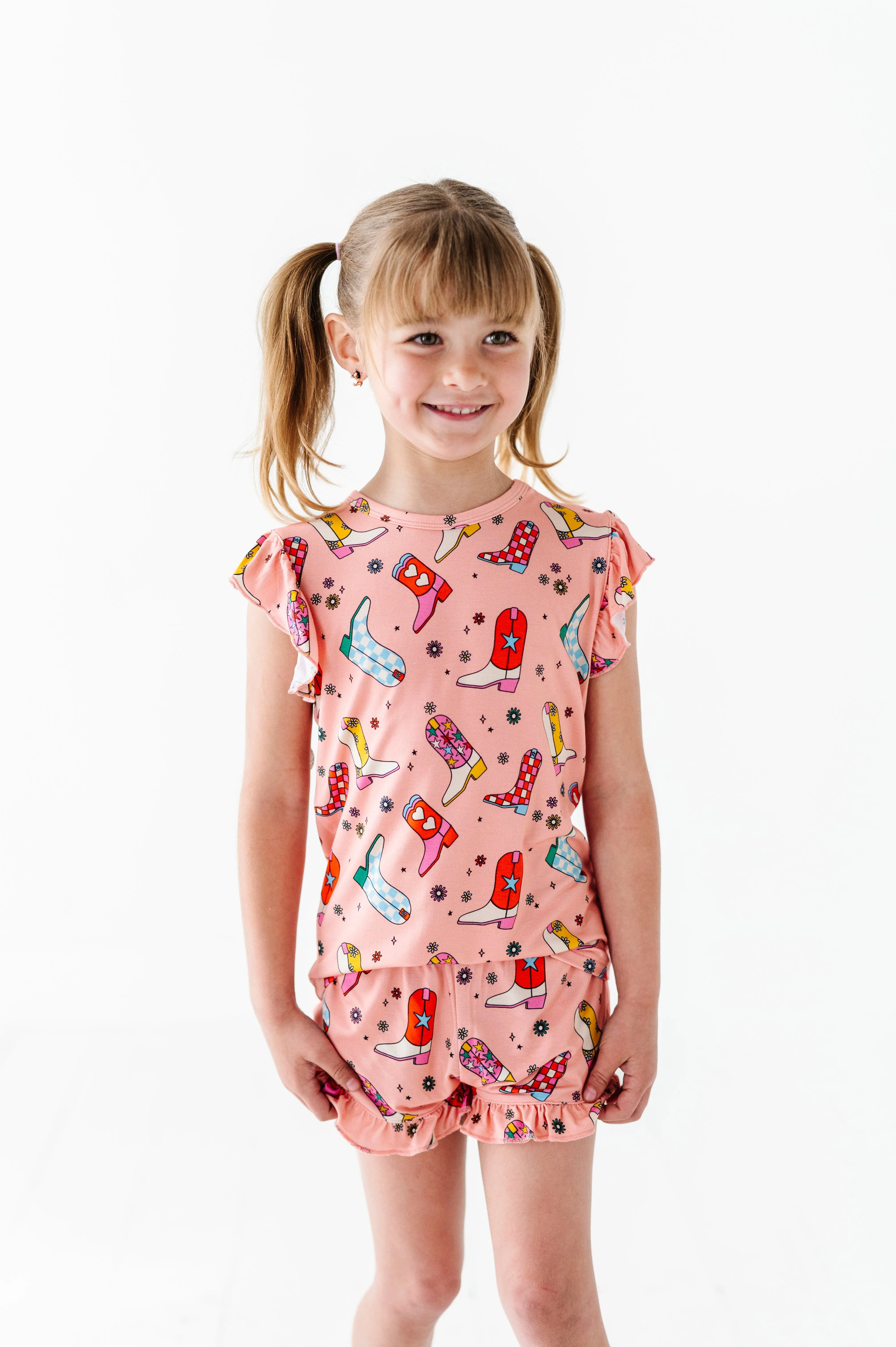 Kiki   Lulu | Let’s Go (To Bed) Girl Ruffled Shorts Set