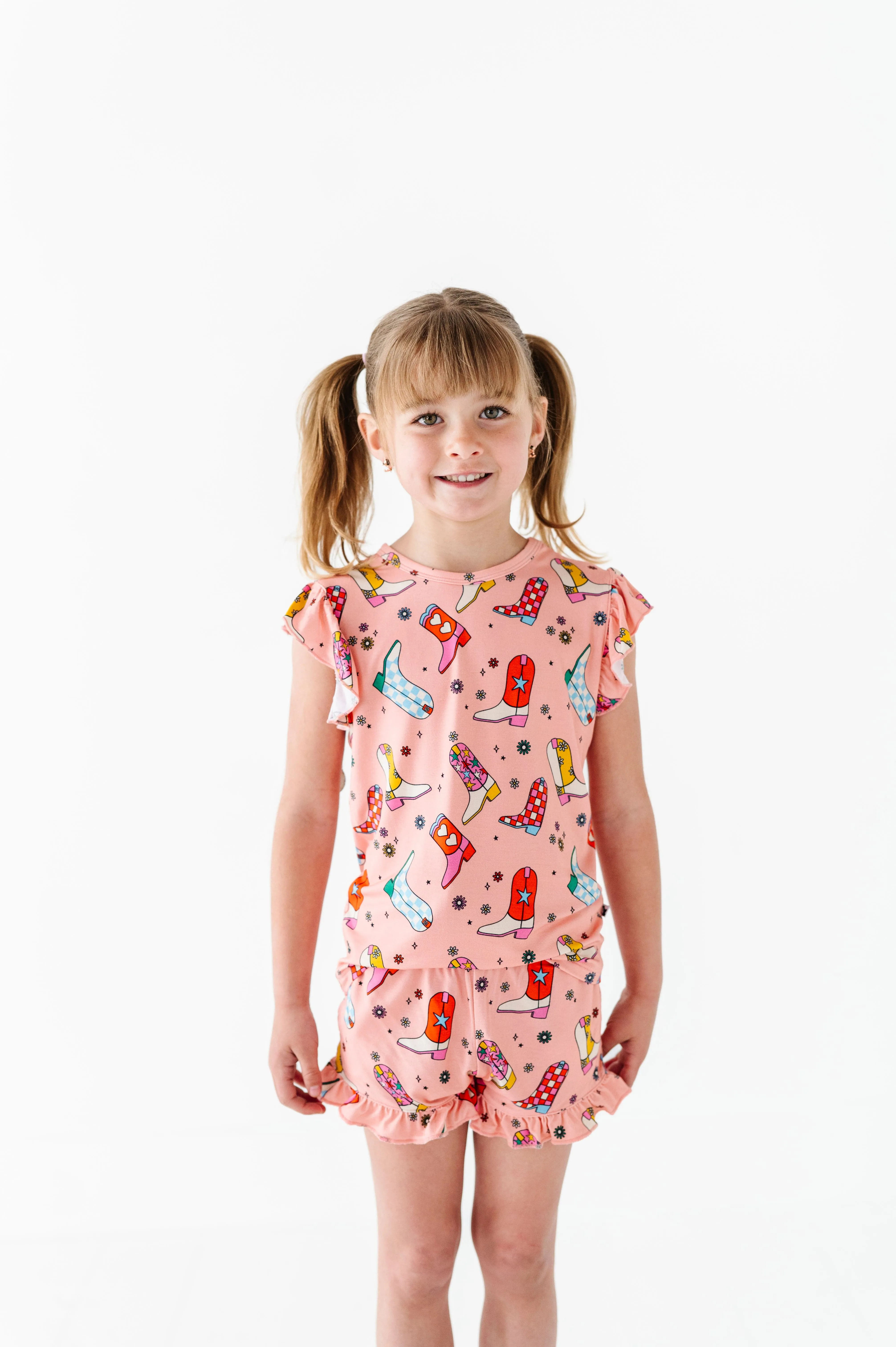 Kiki   Lulu | Let’s Go (To Bed) Girl Ruffled Shorts Set