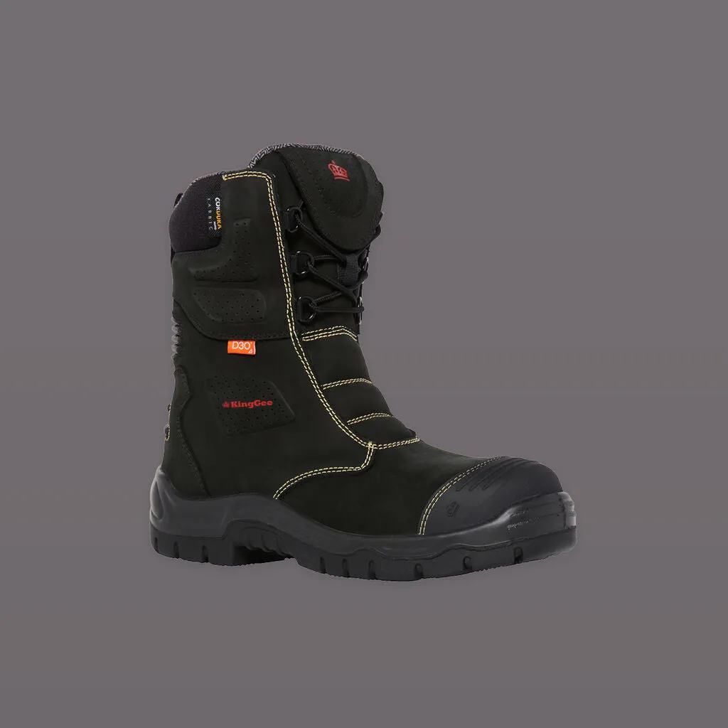 King Gee Bennu Rigger Steel Toe Safety Work Boots With Scuff Cap (K27174)