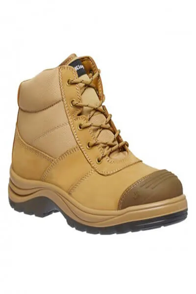 King Gee Tradie Zip/Lace Steel Cap Safety Work Boots (K27100)