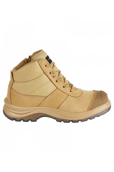 King Gee Tradie Zip/Lace Steel Cap Safety Work Boots (K27100)