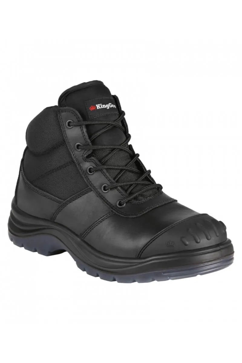 King Gee Tradie Zip/Lace Steel Cap Safety Work Boots (K27150)