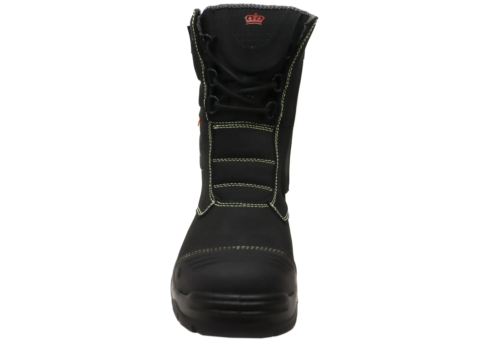 KingGee Mens Bennu Rigger Steel Toe Safety Work Boots With Scuff Cap