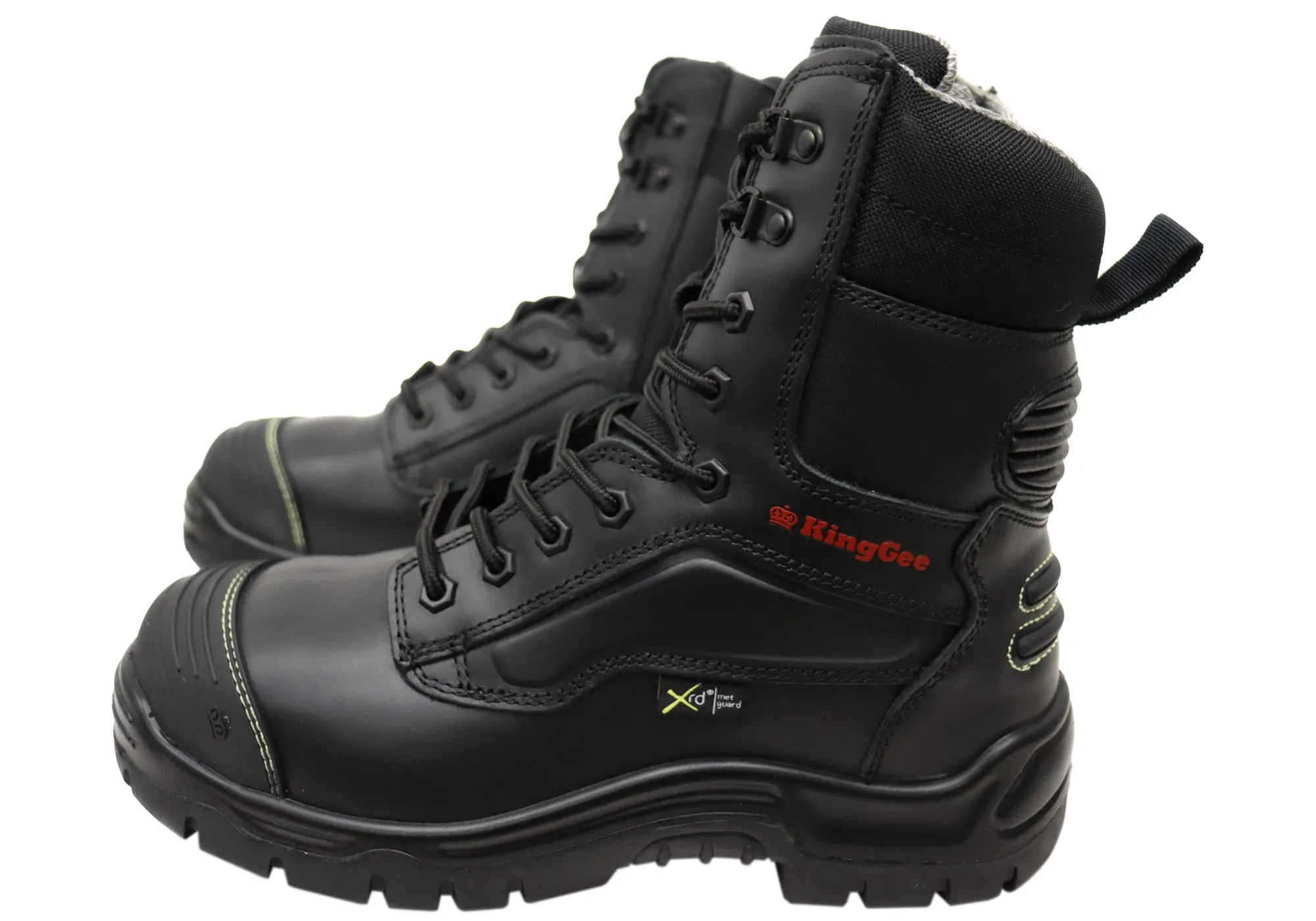 KingGee Mens Phoenix 8Z Met Safety Work Boots