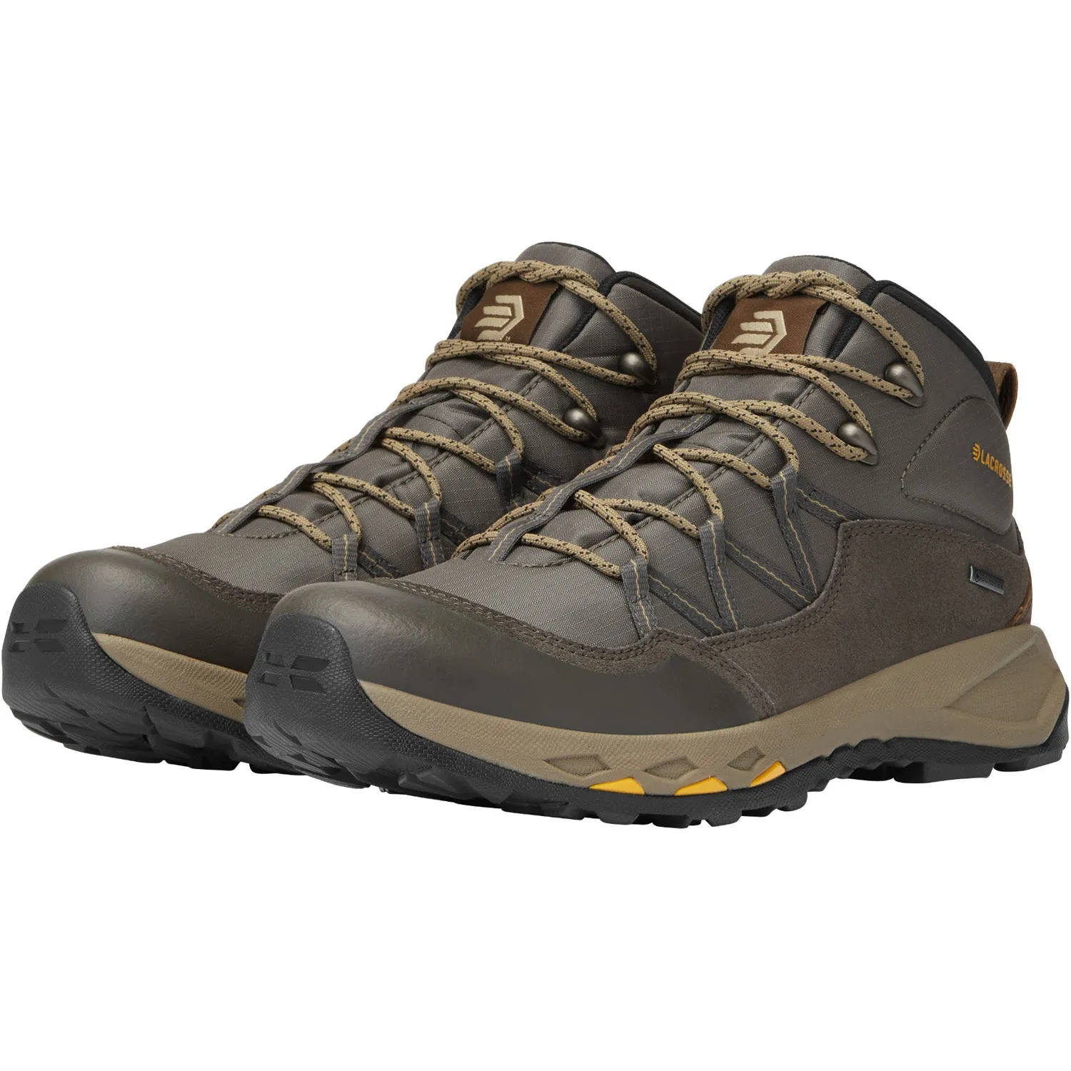 Lacrosse Mens San Juan Mid GTX Dark Olive Leather Hunting Boots