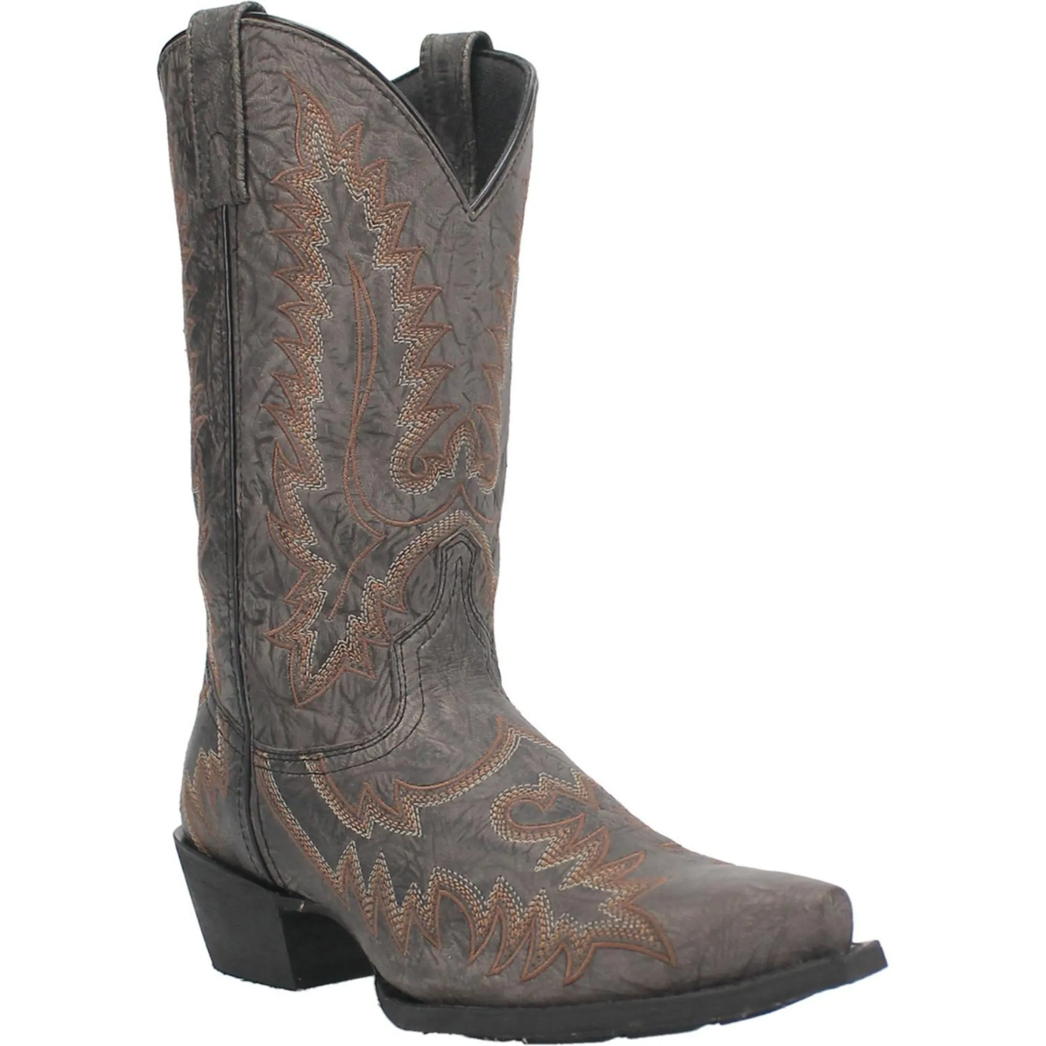 LAREDO MEN'S GREY KILPATRICK SNIP TOE WESTERN BOOTS - 68545