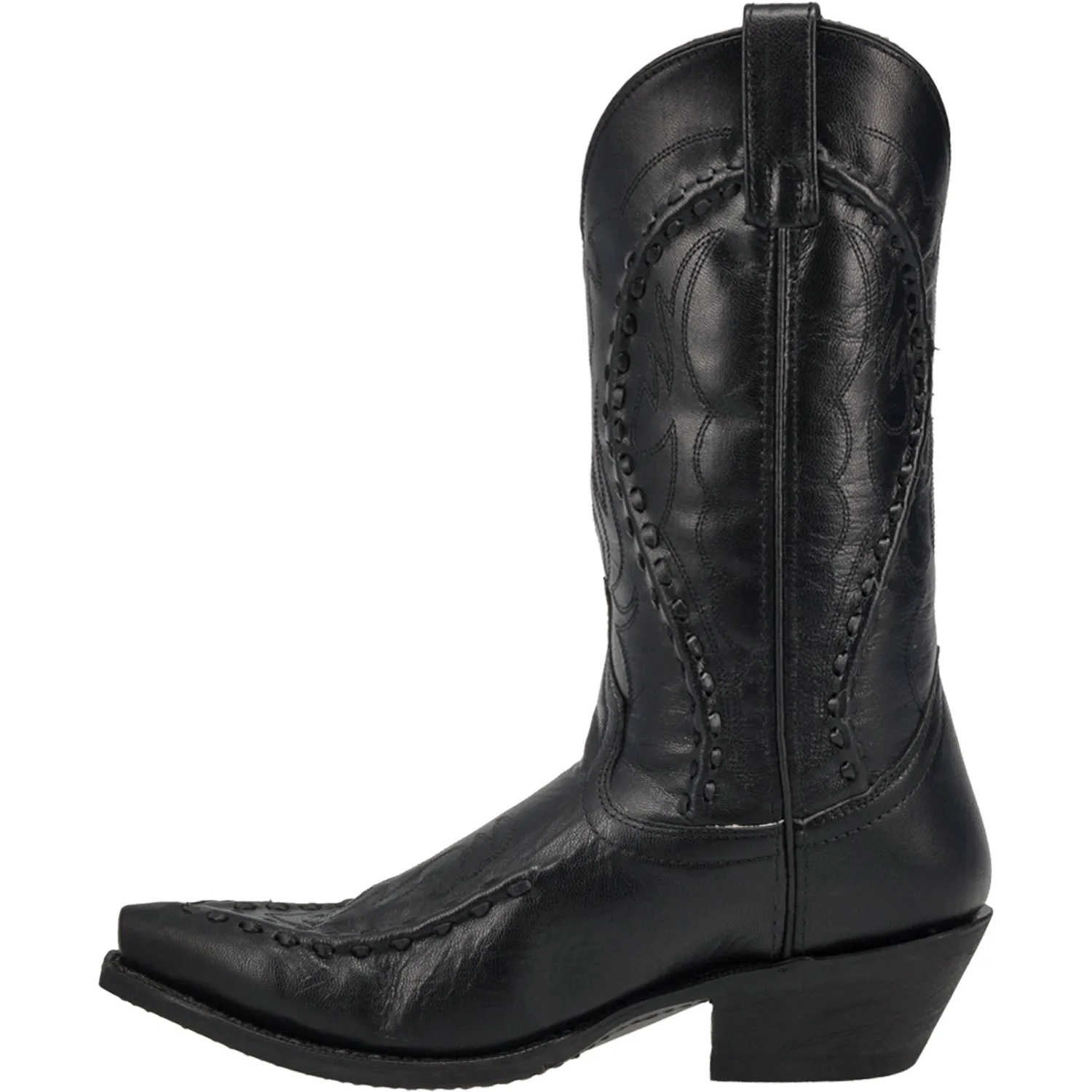 Laredo Mens Laramie Cowboy Boots Leather Black