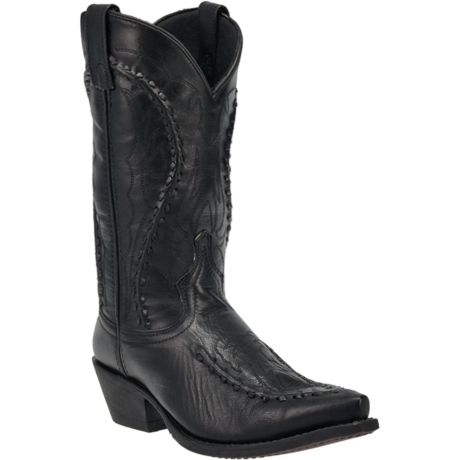 Laredo Mens Laramie Cowboy Boots Leather Black