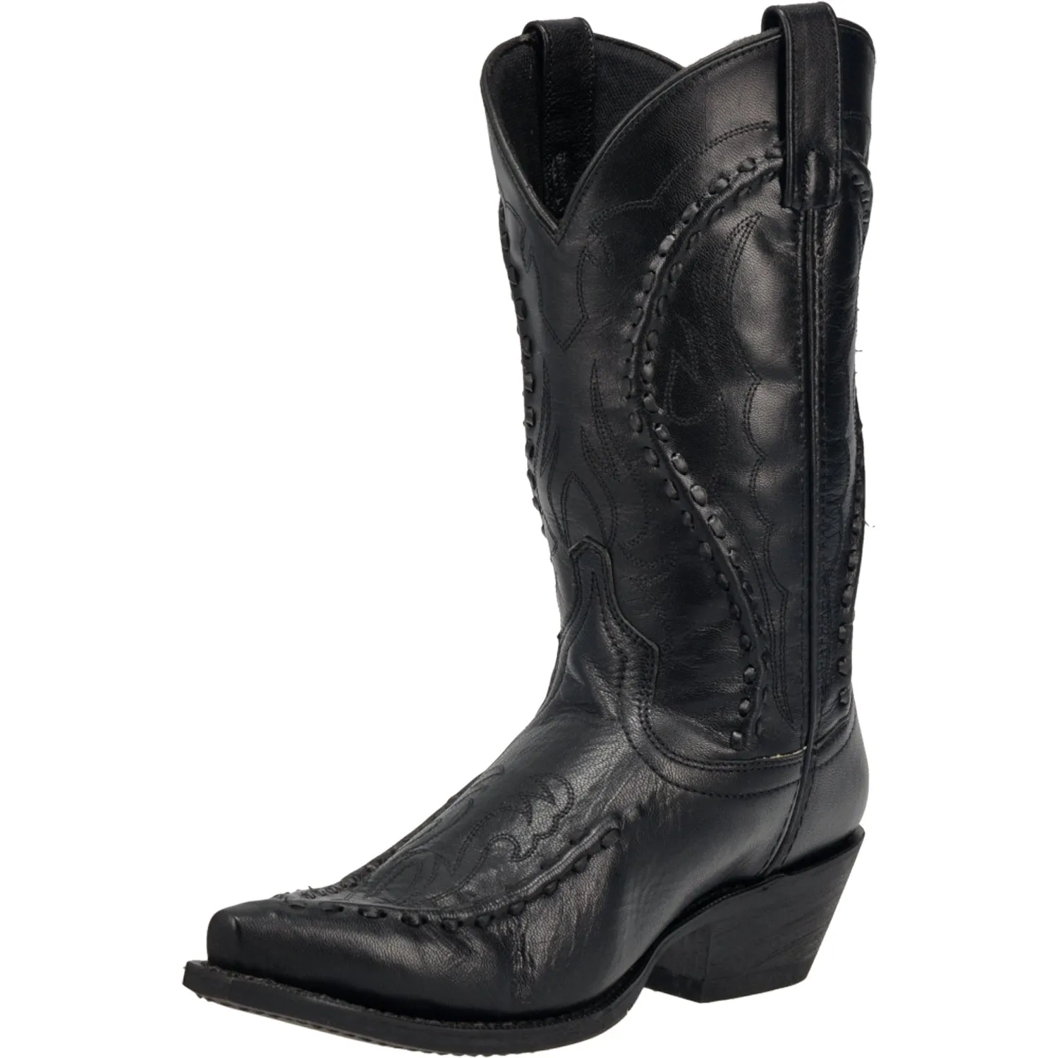 Laredo Mens Laramie Cowboy Boots Leather Black