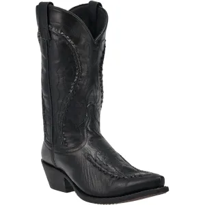 Laredo Mens Laramie Cowboy Boots Leather Black