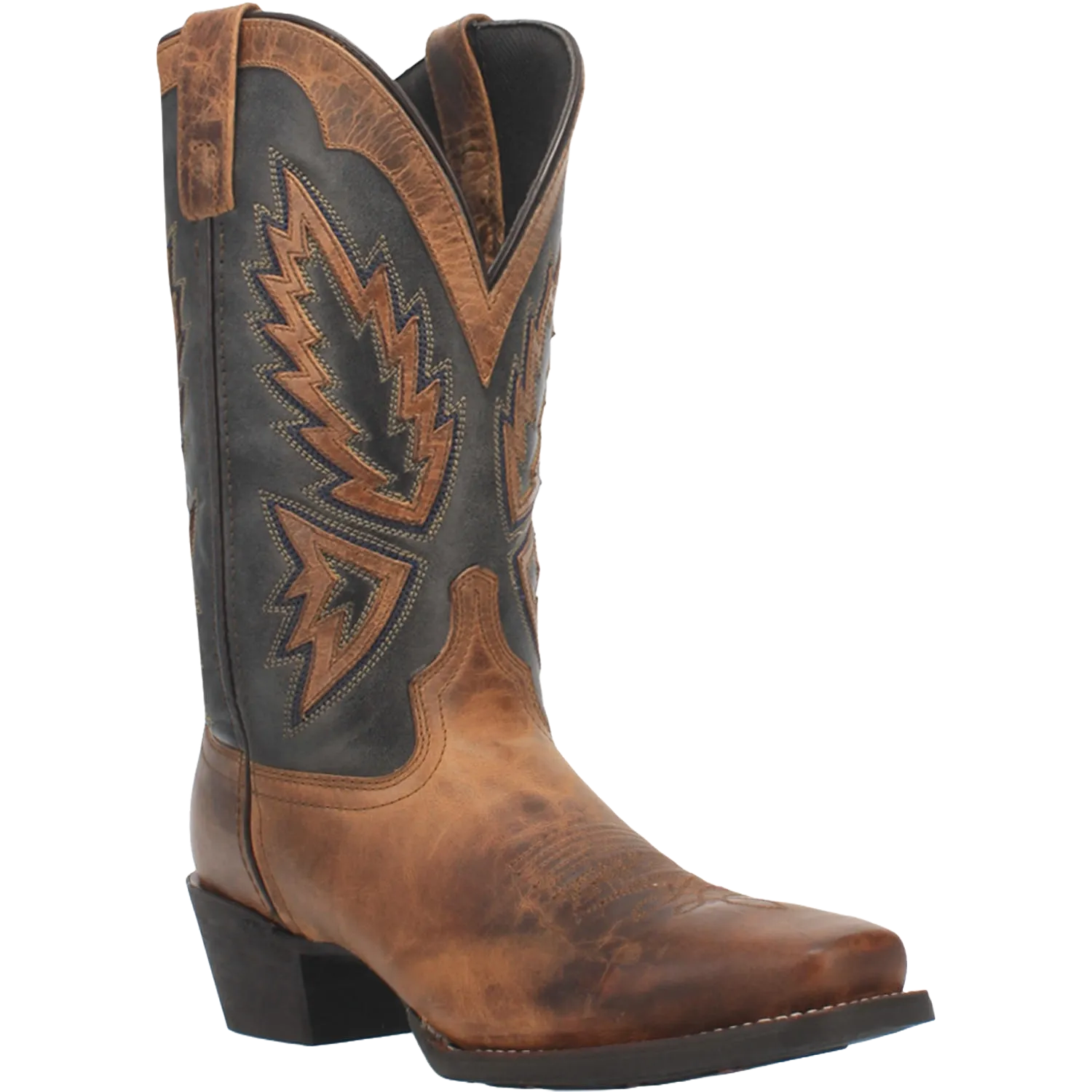 Laredo Men's Seaver Tan & Blue Western Boots 68328