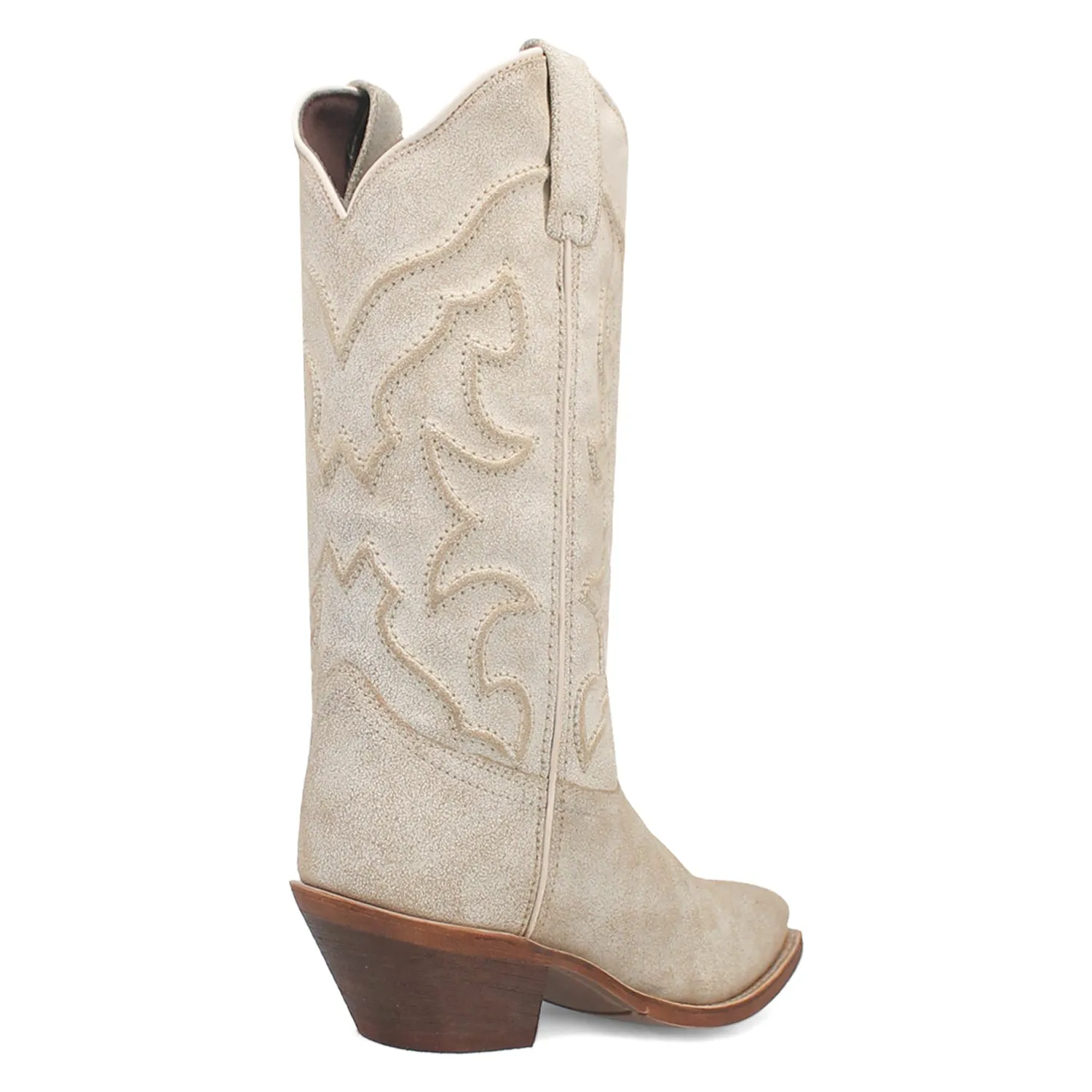 Laredo Womens Reva Bone Leather Cowboy Boots 11 M