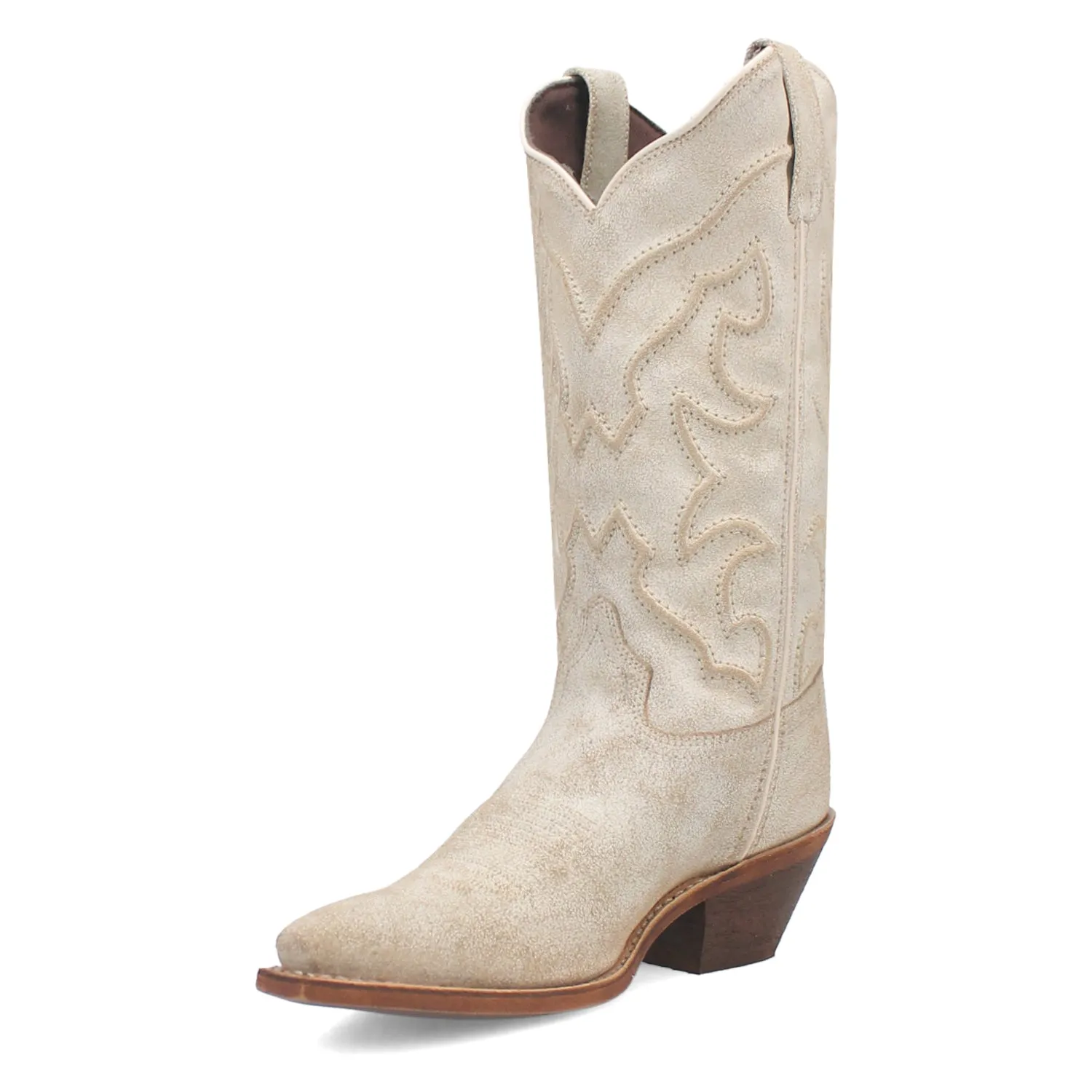 Laredo Womens Reva Bone Leather Cowboy Boots 11 M