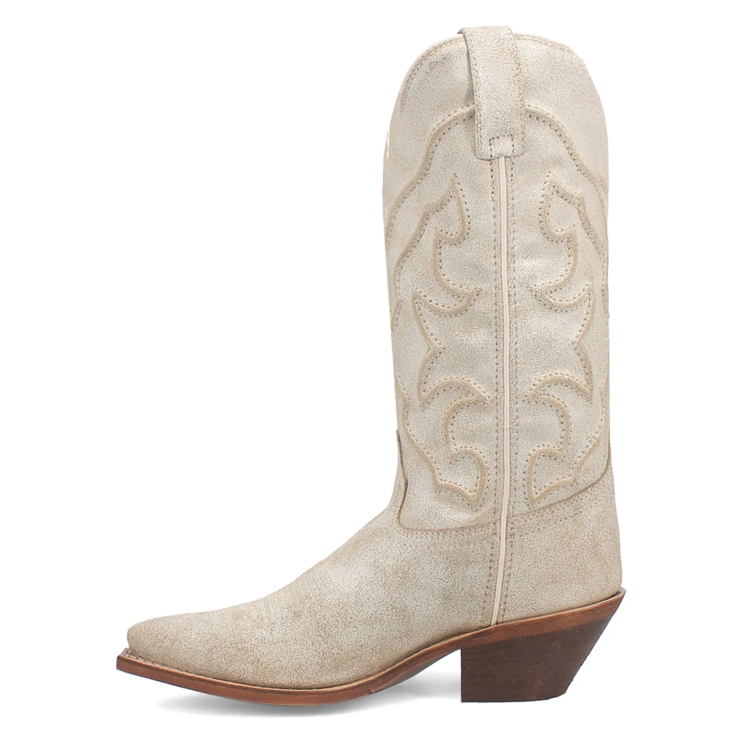 Laredo Womens Reva Bone Leather Cowboy Boots 11 M