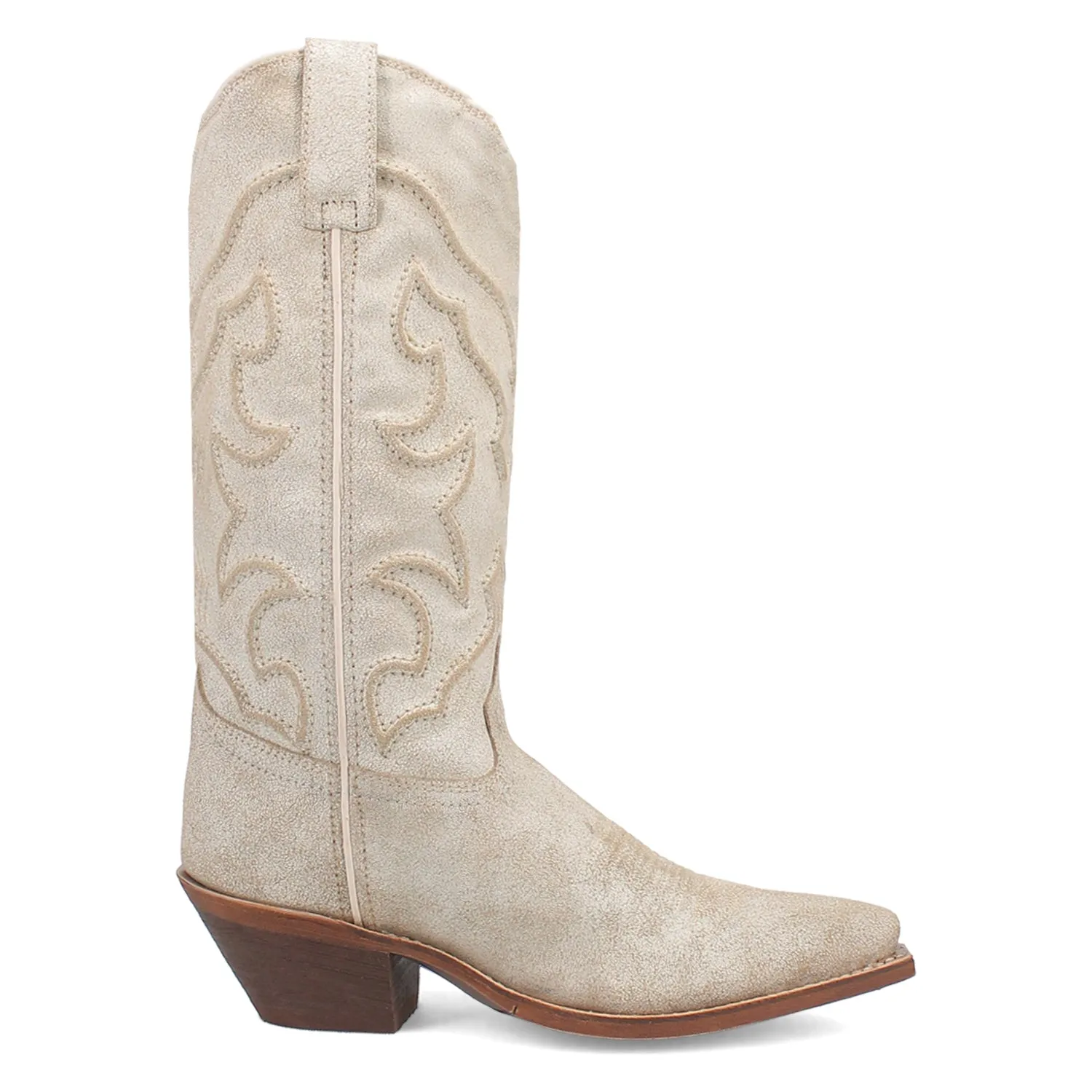 Laredo Womens Reva Bone Leather Cowboy Boots 11 M