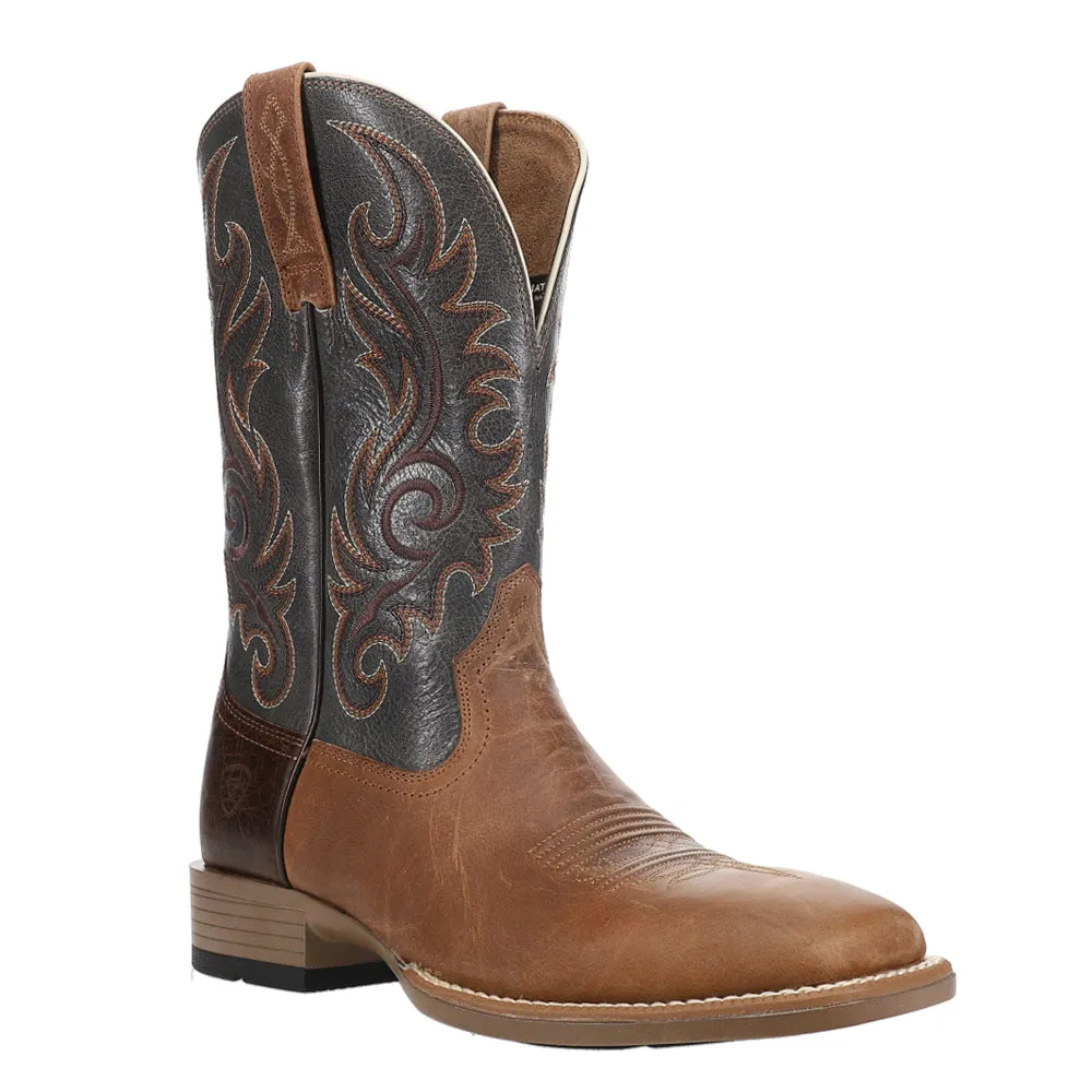 Lasco Ultra Light Embroidered Square Toe Cowboy Boots