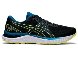 Men's Asics Gel-Cumulus 23, Black/Glow Yellow, 11.5 D Medium