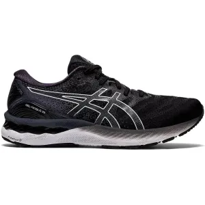 Men's Asics GEL-Nimbus 23, Black/White, 13 2E Wide