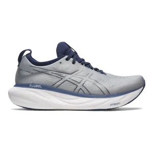 Men's Asics Gel-Nimbus 25, Sheet Rock/Indigo Blue, 15 4E Extra Wide