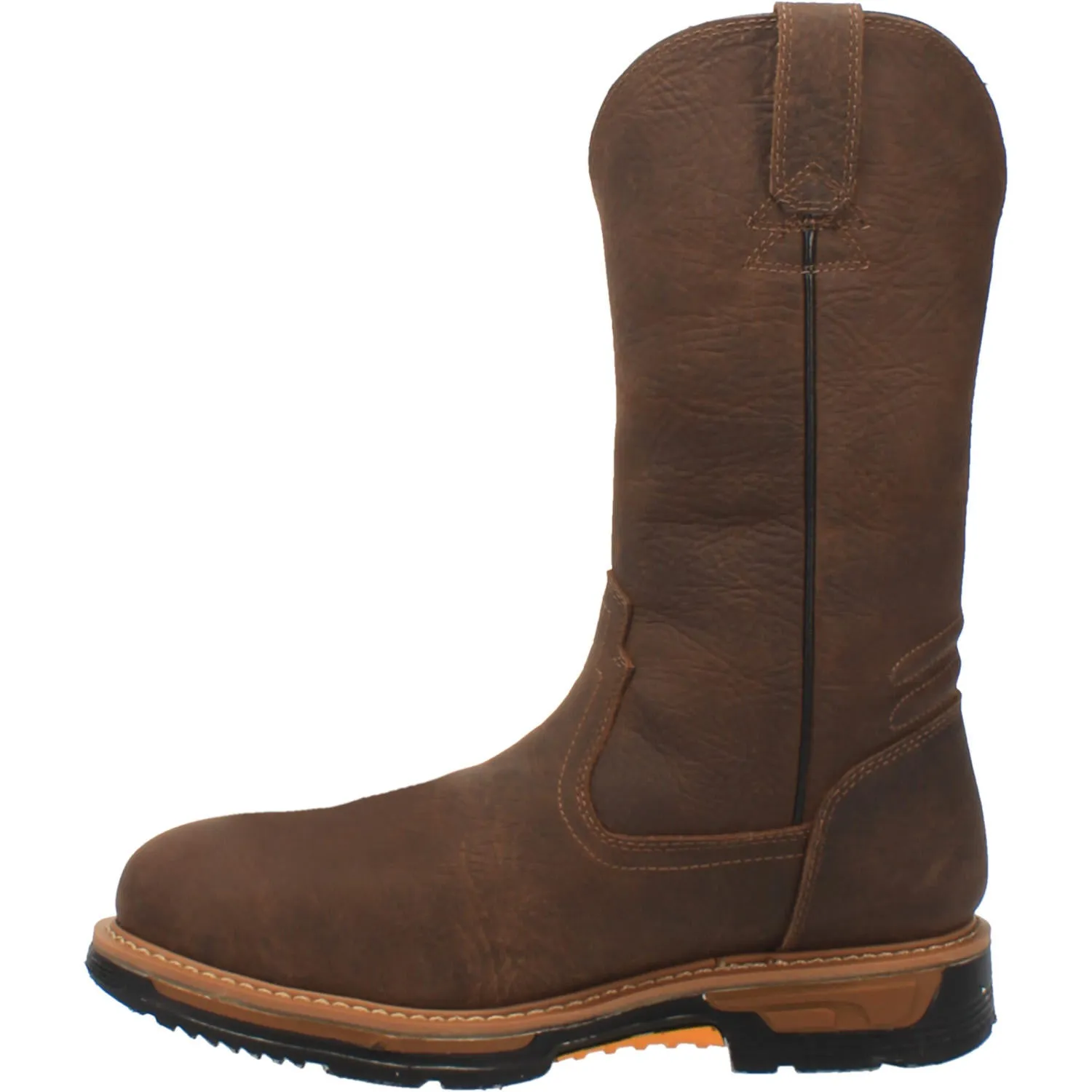 Men's Dan Post Brown Waterproof Twister Work Boot with Round Composite Toe