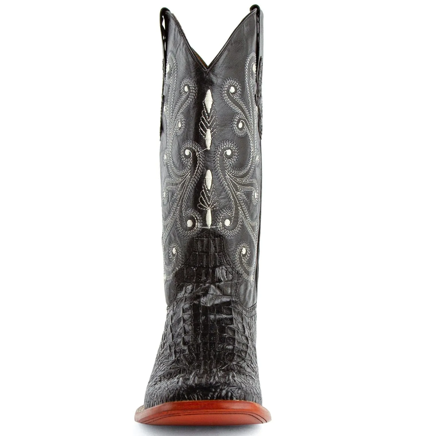 Men's Ferrini Caiman Crocodile Print Boots 4039304