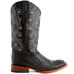 Men's Ferrini Caiman Crocodile Print Boots 4039304