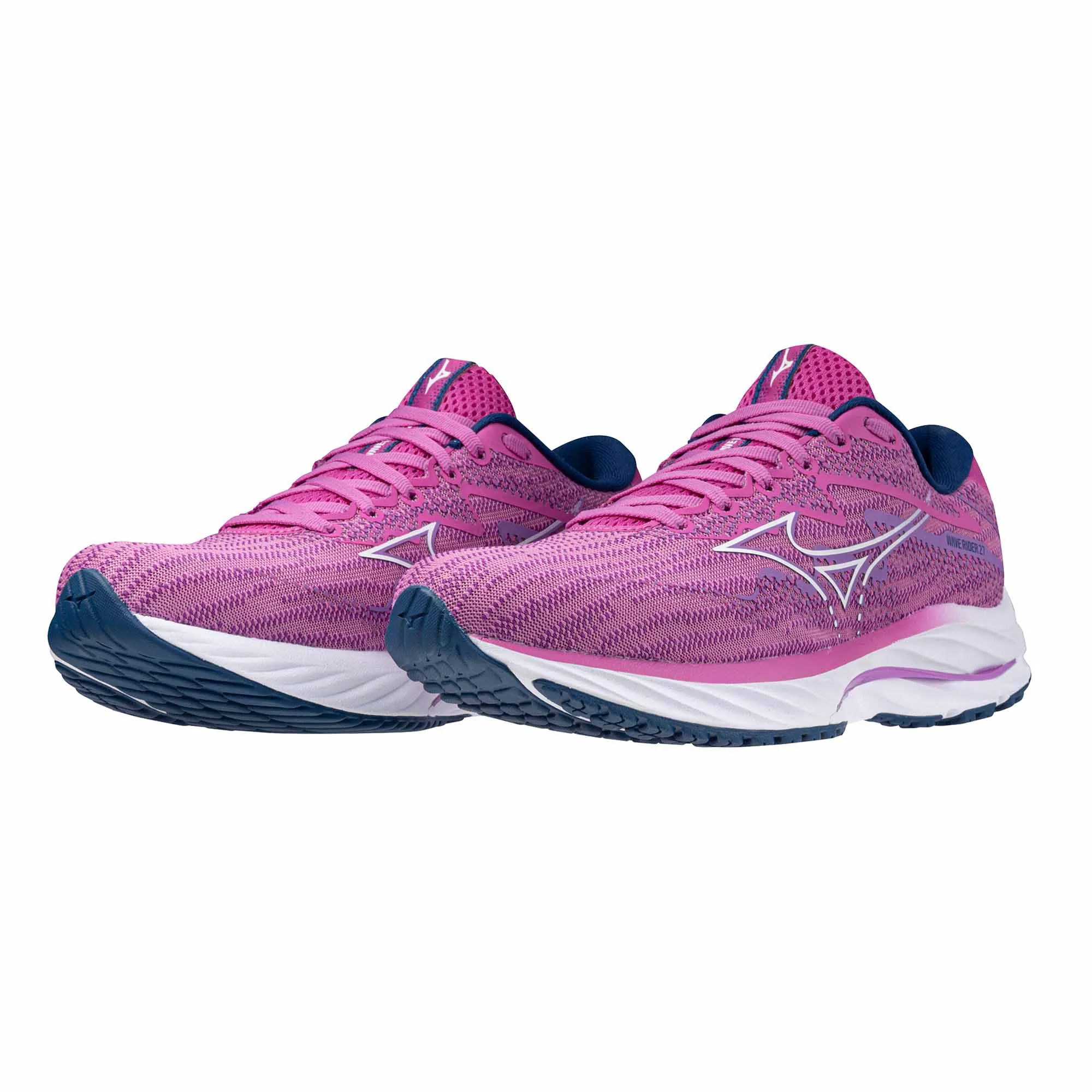 Mizuno | Women's Wave Rider 27 Running Shoes - Rosebud