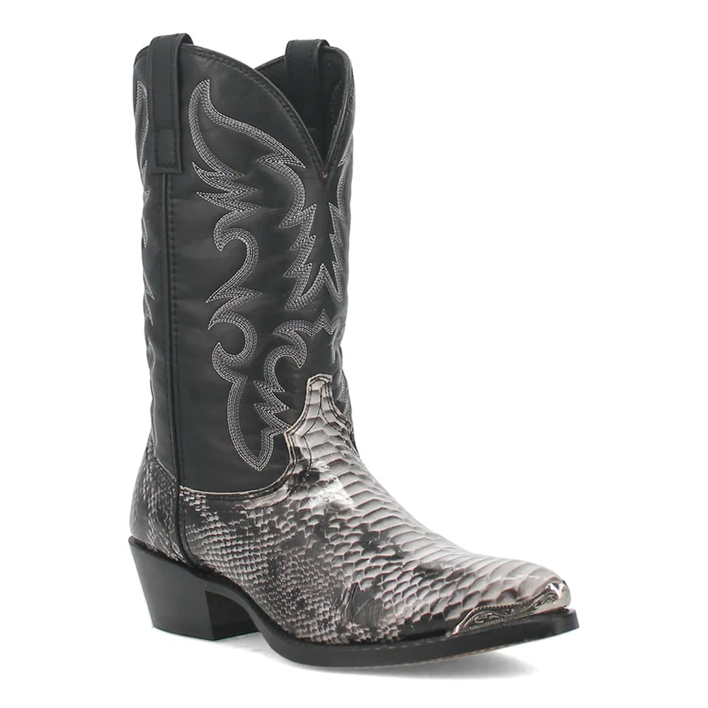 Monty Snake Print Pointed Toe Cowboy Boots