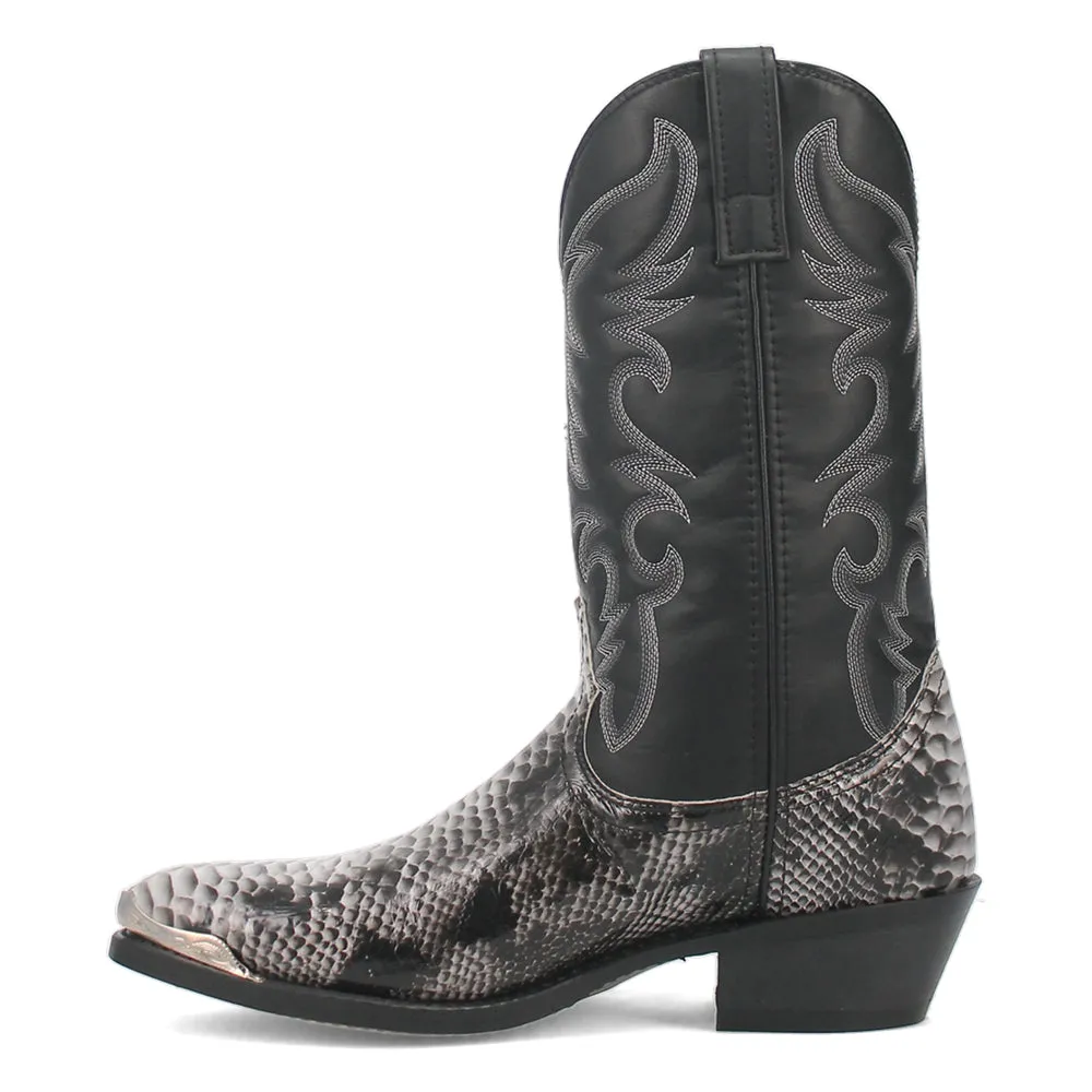 Monty Snake Print Pointed Toe Cowboy Boots